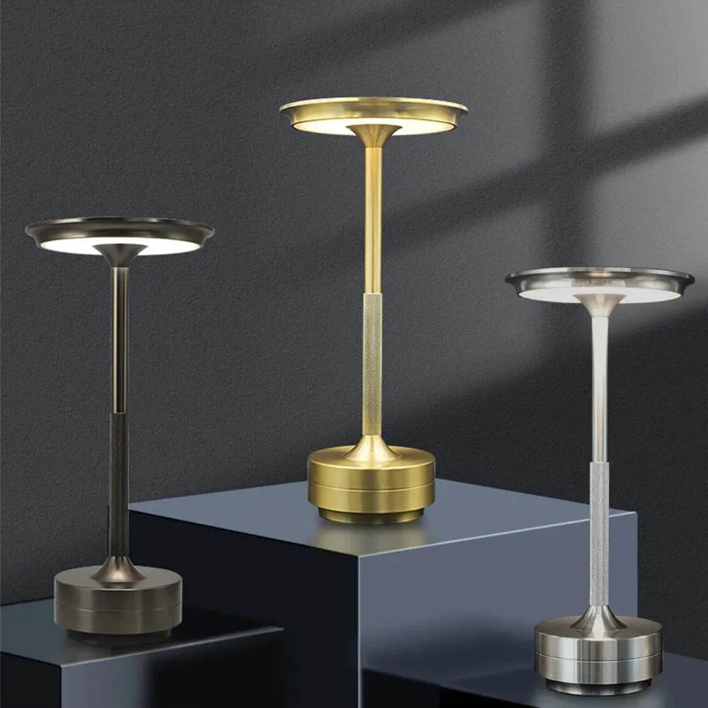 Touch Table Lamp – USB LED, Dimmable, Wireless