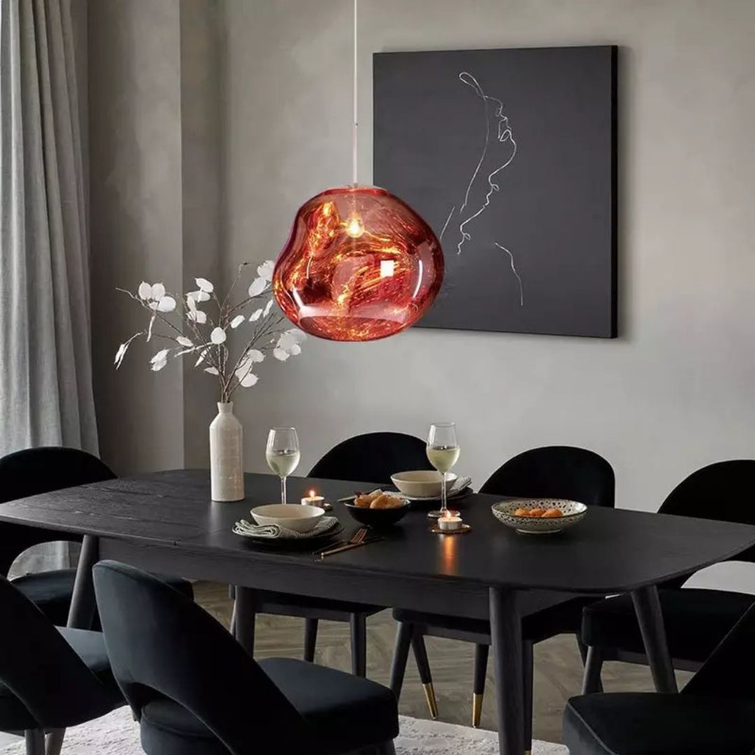 Lava Lamp Pendant Light - Modern Hanging Ceiling Fixture