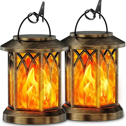 Oriva Solar Fence Lights - Outdoor Waterproof Decorative Wall Lamps