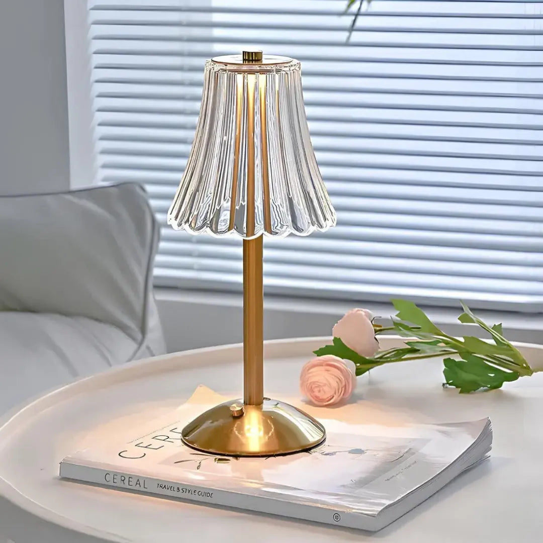 Aureli - Golden Crystal Table Lamp
