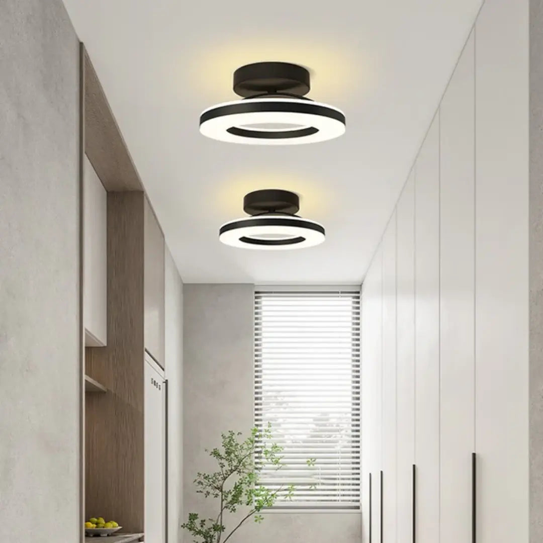 LED Ceiling Light - Modern Round Acrylic Ceiling Light for Hallways and Corridors