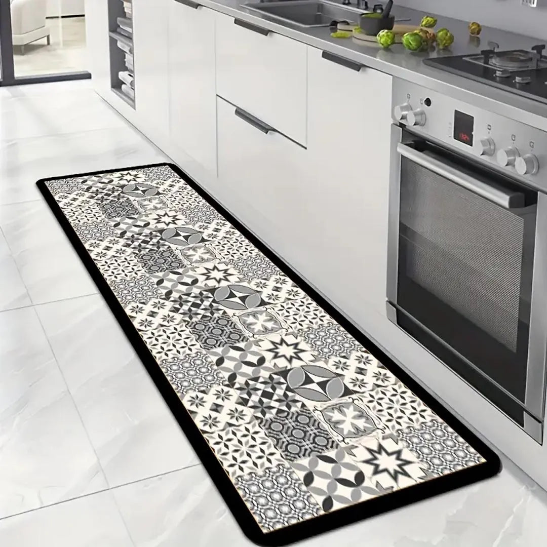 Bohemian Printed Kitchen Mat - Non-Slip & Versatile Floor Rug