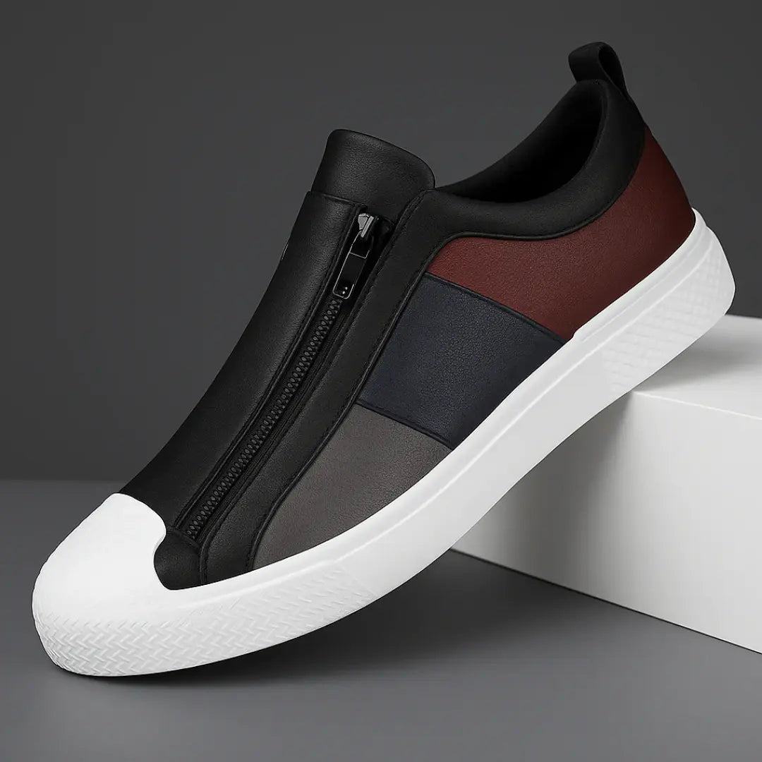 Claude Monet Leather Sneakers