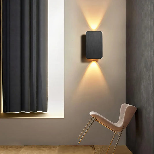 Modern Rectangular Sleek Wall Light - Contemporary Accent