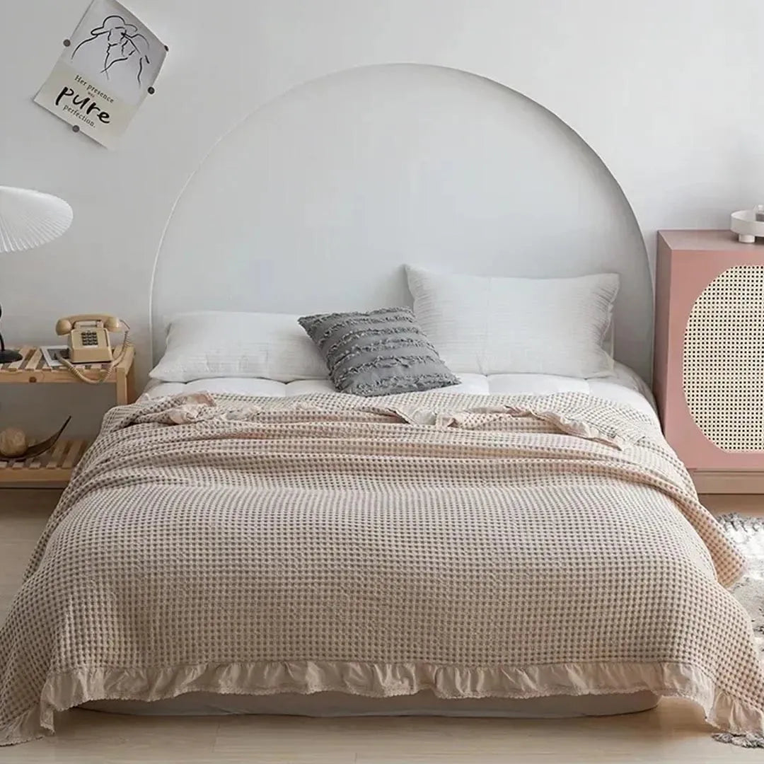 Soft 100% Cotton Bed Blanket