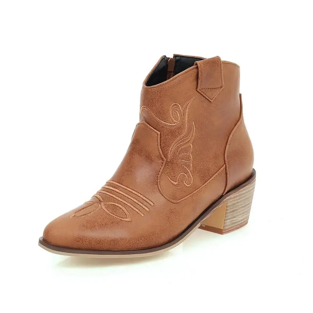 Roselle Suede Western Boots