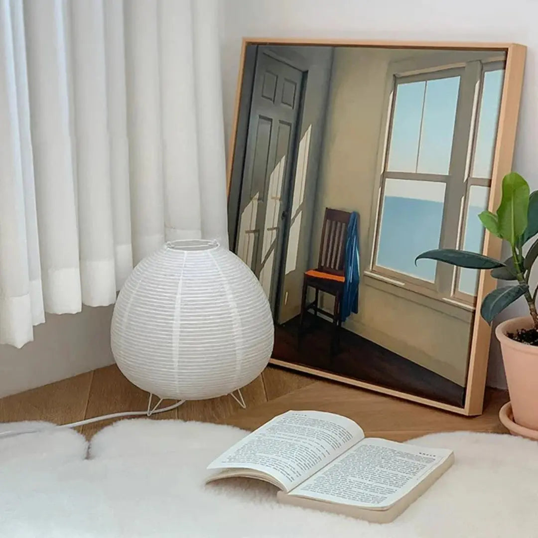Wabi Sabi LED Table Lamp - Minimalist Japanese-Inspired Ambient Light for Calm Interiors
