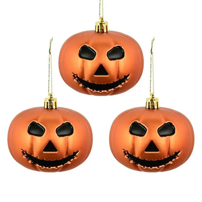 3 PCs Vintage Halloween Pumpkin Hanging Balls